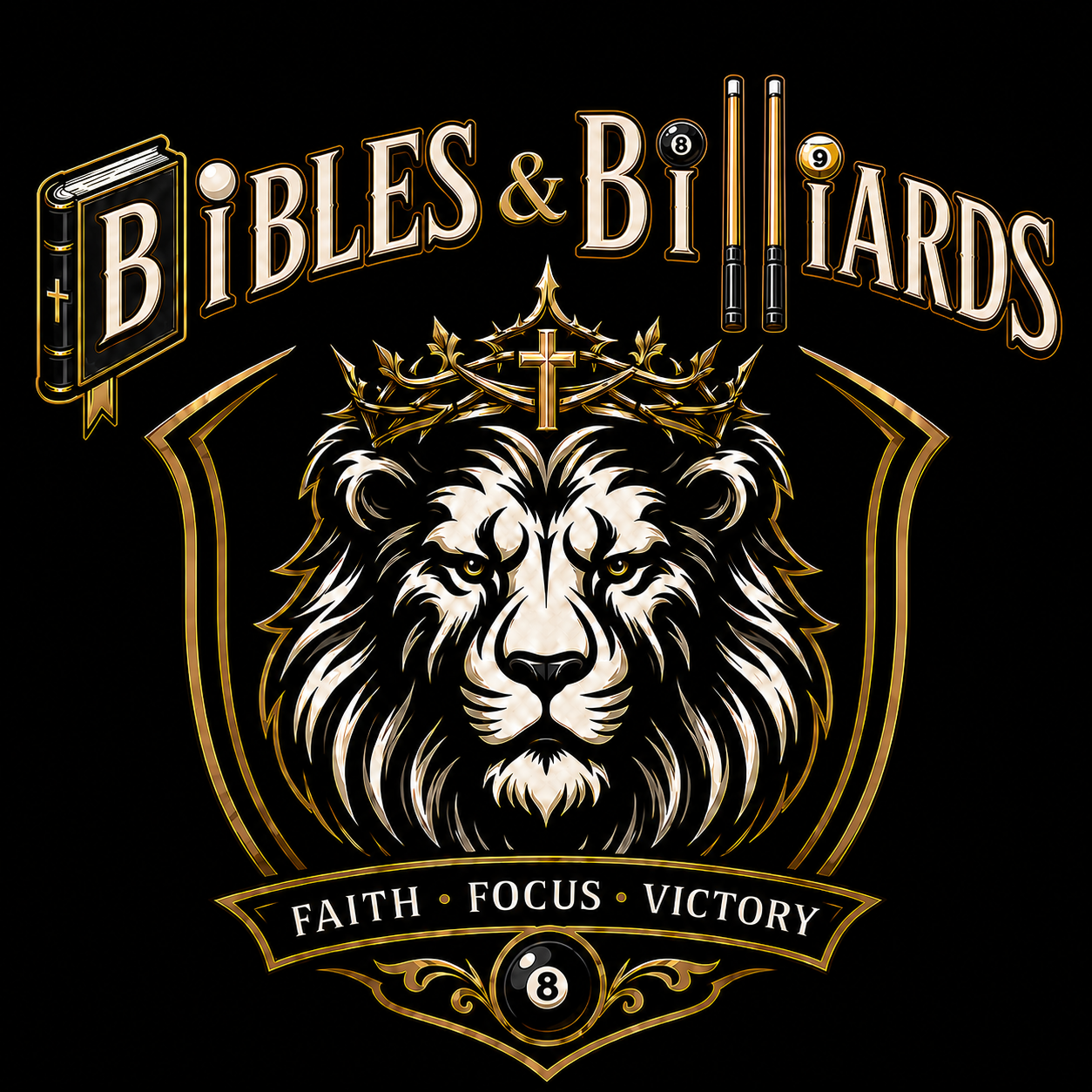 Bibles & Billiards — Faith, Focus, Victory